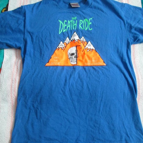 Vintage Other - VINTAGE DEATH RIDE CALIFORNIA T-SHIRT SIZE MEDIUM